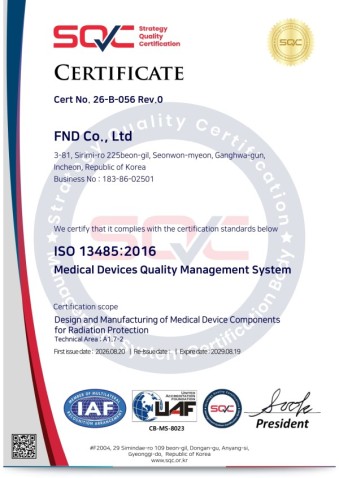 ISO 13485:2016 Quality Management System